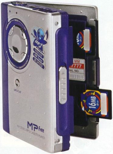 MP3-плейер, комбинированный с кассетным плеером